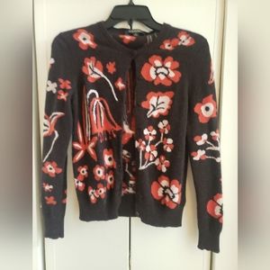 Cashmere,Brooks Brothers, S, florals, cozy